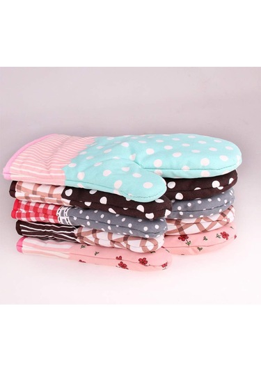 2 Adet Kalınlaştırılmış Pamuklu Mikrodalga Eldiveni, Isı Yalıtımı Diğer