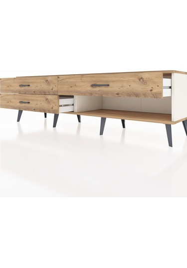 Hyperion Tv Ünitesi 3 Çekmeceli 176x44x51 Aytaşı-çam/çam Atlas Çam/atlas Çam