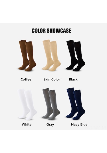 Wezone Esnek Bisiklet Çorabı - Koşu Ve Spor İçin Yüksek Performanslı Baskılı Baldır Çorabı, S/m Gri Gri