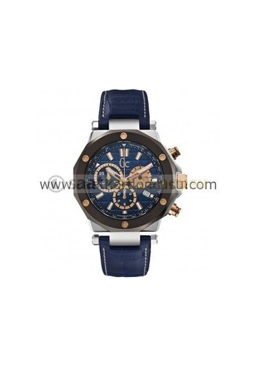 Guess Collection Gcx72025g7s Uyumlu Lacivert Deri Kordon