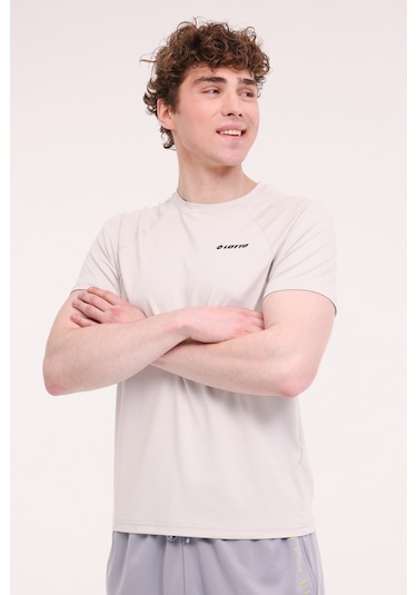 Lotto M-sımpson Tee 5fx Gri Erkek Kısa Kol T-shirt Gri