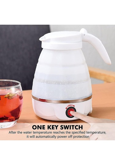 Katlanabilir Su Isıtıcısı 2024 0,6 L Silikon Seyahat Su Isıtıcısı Katlanabilir Elektrikli Su Isıtıcısı, Kamp İçin, Fw Diğer