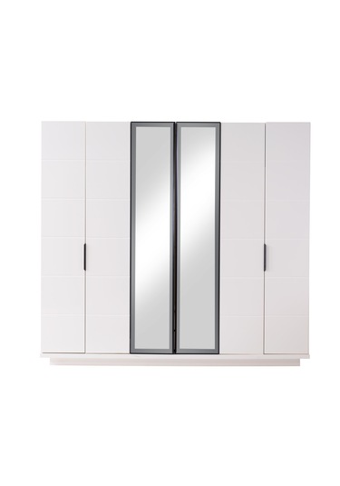 Houston 6 Kapaklı Gardırop %100 Mdf