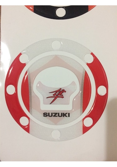 Hayabusa Depo Kapak Sticker Kırmızı Beyaz 1999-2007
