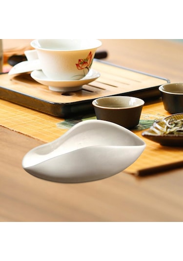 Suntek Ev Büfe Beyaz Için Seramik Dozaj Kabı Porselen Tek