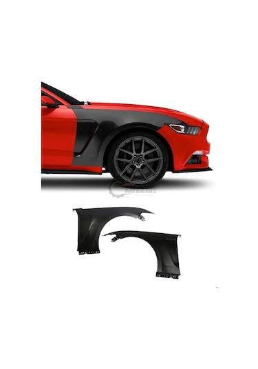 Ford - Ön Çamurluk Seti R+l Gt350 Al. Mustang 2015- -