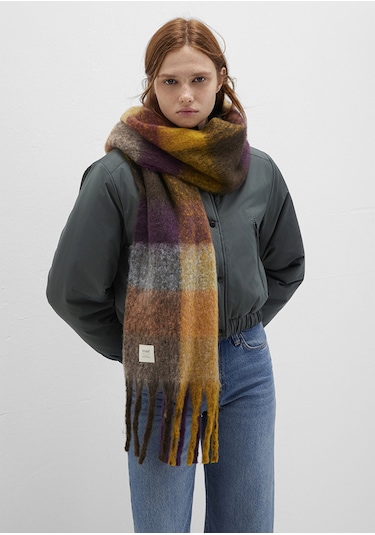 Mavi - Mor Atkı 1913596-22928 Mor