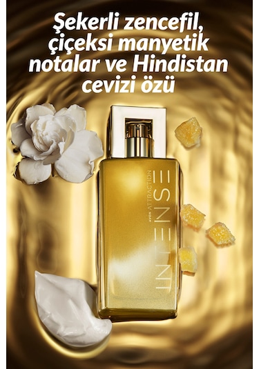 Attraction Intense Kadın Parfüm Ve Attraction Vücut Losyonu Paketi Çiçek