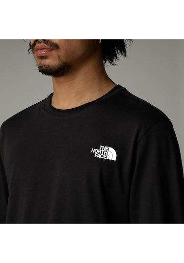 M L/s Easy Tee Black Renkli