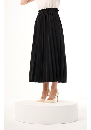 Bsc Pliseli Siyah Etek 001