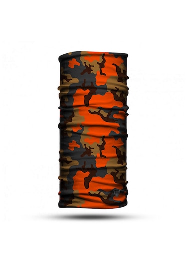 Vexo Camouflae Baf Bandana Turuncu