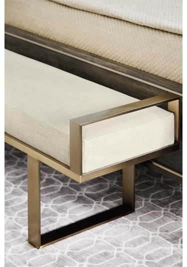 Lucia Pirinç Eskitme Puf & Benç