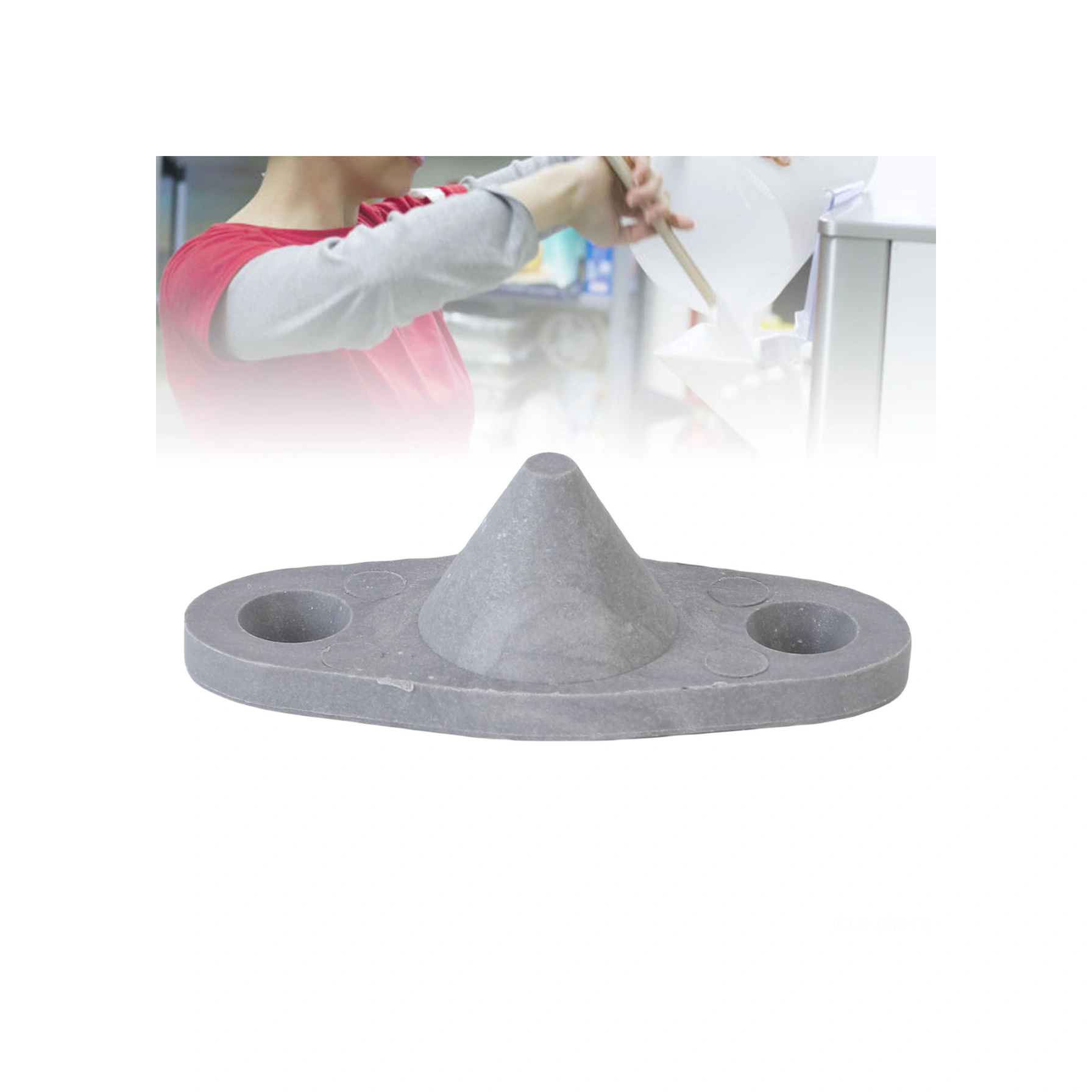 Geeroyoo Dondurma Makinesi Buzdolabı İçin Abs Malzeme Değiştirme Kova Merkezi Alt Parçası - Uyumlu, Dayanıklı Ve Kolay Kurulum Diğer