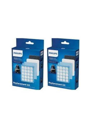 Philips Powerpro Compact Fc 9323/09 Hepa Filtre Seti 2 Kutu Uyumlu