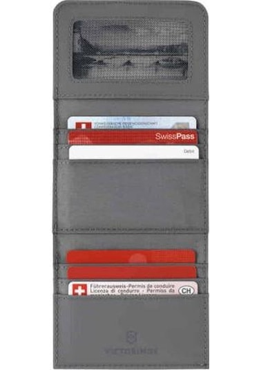 Victorinox Vg 653366 Travel Essentıal Trı Fold Cüzdan,gri
