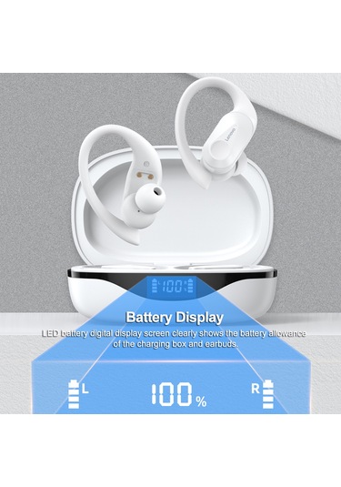 Mufunye Lenovo Lp75 Spor Kulaklığı: Bluetooth 5.3, Dokunmatik Kontrol, Şarj Kutusu İle Kablosuz Ses Deneyimi