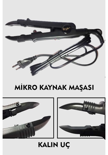 Prodiva Mikro Keratin Saç Kaynak Maşası – Kalın Uçlu