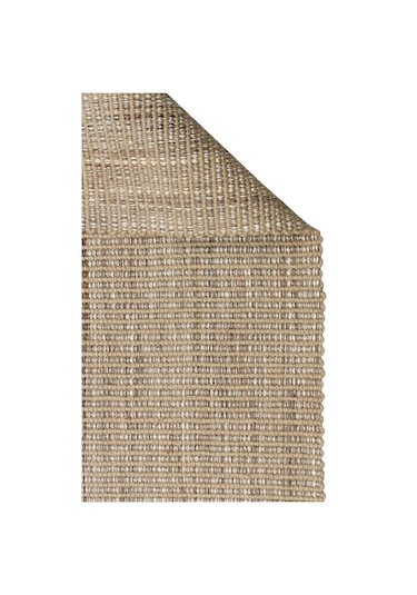Doha Dh 01 Beıge Jüt Ve Polyester İle Üretilen Çift Taraflı Modern Kilim