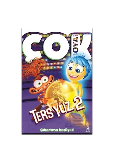 Ters Yüz 2 - Çok Boya Çıkartmalı Dev Boyama Kitabı