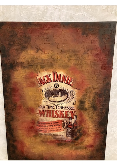 Pano 1 Bar Temalı Siyah - Turuncu