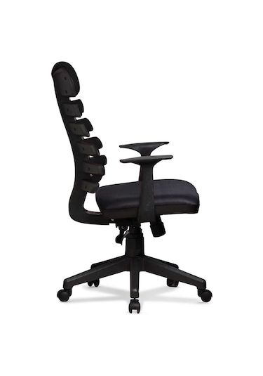 Ev Ve Ofis Çalışma Sandalyesi Bilgisayar Ve Yönetici Koltuğu Zebra Model Siyah