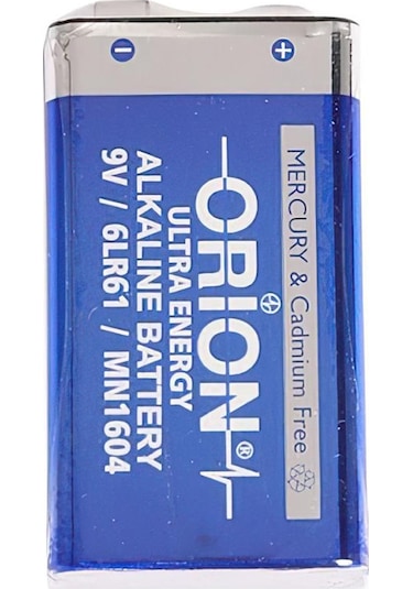 Orion 6LR61/MN1604 Shrink 9V Pil