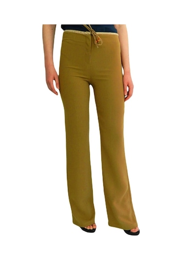 Kadın Kumaş Pantolon Normal Bel Klasik Bgl-St01356