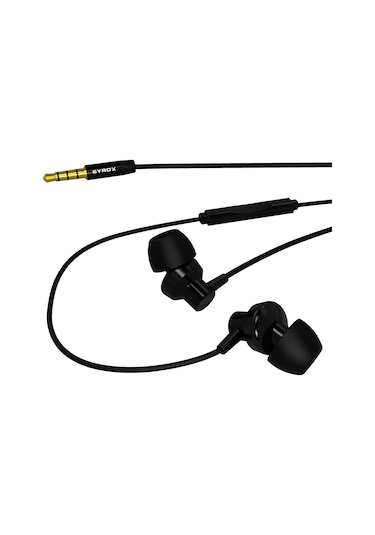 Syrox K15 Extra Bass Mikrofonlu Kulak İçi Kulaklık