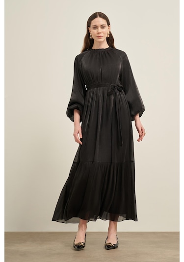 Ftz Ornagze Elbise Siyah 31018 Siyah