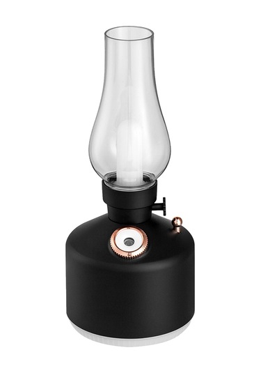 Yifomall Usb Kerosene Şekilli Nemlendirici, 7 Renkli Işık Ve 2 Buhar Modu, Ev Ofis Odası Dekoratif Akşam Lambası, 280ml Kapasite, Sessiz Çalışma