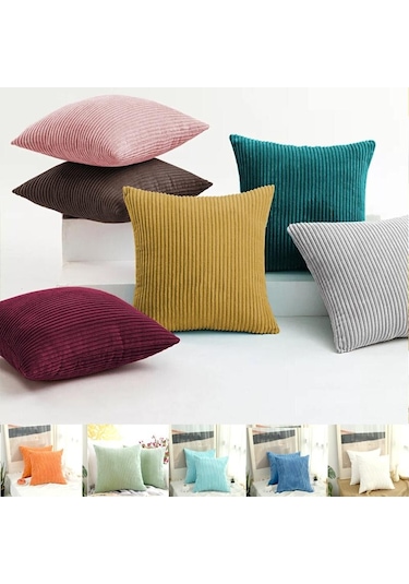 Siyah Ezilmiş Kadife Kadife Yastık Kılıfları 50cm/45cm/40cm/30cm Çekyat Kare Dekor Yastıklar 50x50cm