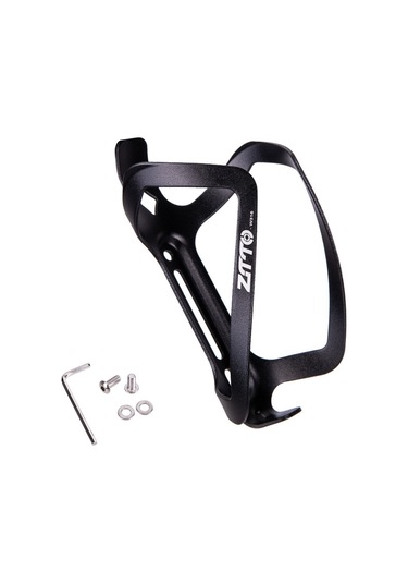 Ztto W316 Alüminyum Alaşımlı Bisiklet Şişe Tutucu Yol Bisikleti Su Şişesi Kafesi Braketi - Siyah