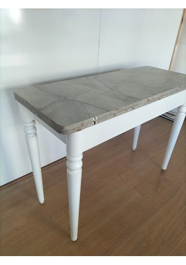 110 X 45 Katlanır Masa Gri Desen