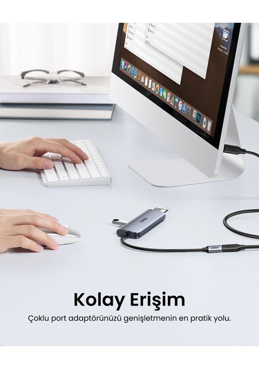 Ugreen Type-c Erkek To Type-c Dişi Uzatma Kablosu 1 Metre, 10387
