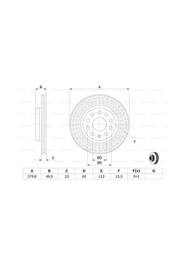 Seat Leon 2.0Tdı 2005-2009 Bosch Ön Disk 2 Adet N11.4058