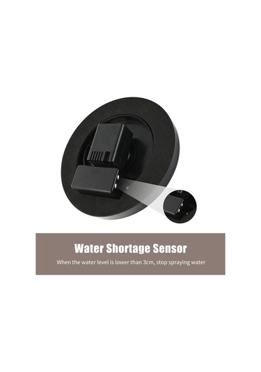 Pazly 3.5w Led Renkli Gradyan Işık Güneş Çeşme Pompası Siyah Model