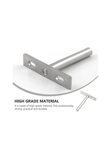 Pcs T-şekilli Yüzen Raf Braketleri Gizli Kör Raf Destekleri Duvar Ofisi Dekoru İçin