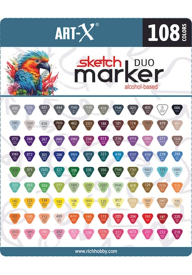 Art-x Sketch Marker Çift Taraflı Kalem No:286