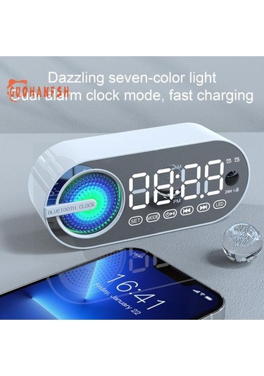 Jms Ayna Saatli Stereo Taşınabilir Kablosuz Bluetooth 5.0 Hoparlör