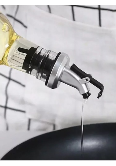 Aleksis Baur Yağ, Sos Ve Şurup Şişeleri İçin Gayzer Dozajlı Kapak, 5 Adet 193080866 Metal