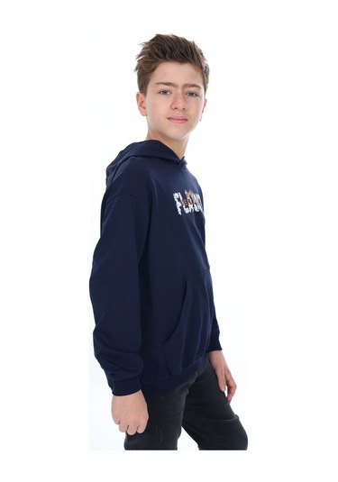 Toontoy Erkek Çocuk Flaunt Baskılı Sweatshirt Lacivert