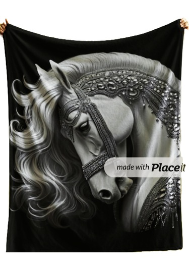 80x150 Cm Banyo&plaj&spor Havlusu Hızlı Kuruma Mikrofiber At