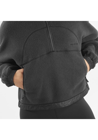 Salomon Chroma Fleece Crop W Siyah