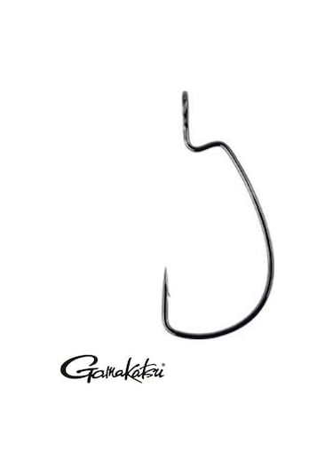 Gamakatsu Worm 330 Bottom Jigging No:2/0 Siyah Olta İğnesi 5adt