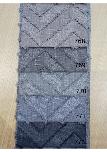 As Perde Sakallı Fon Perde Çok Renkli