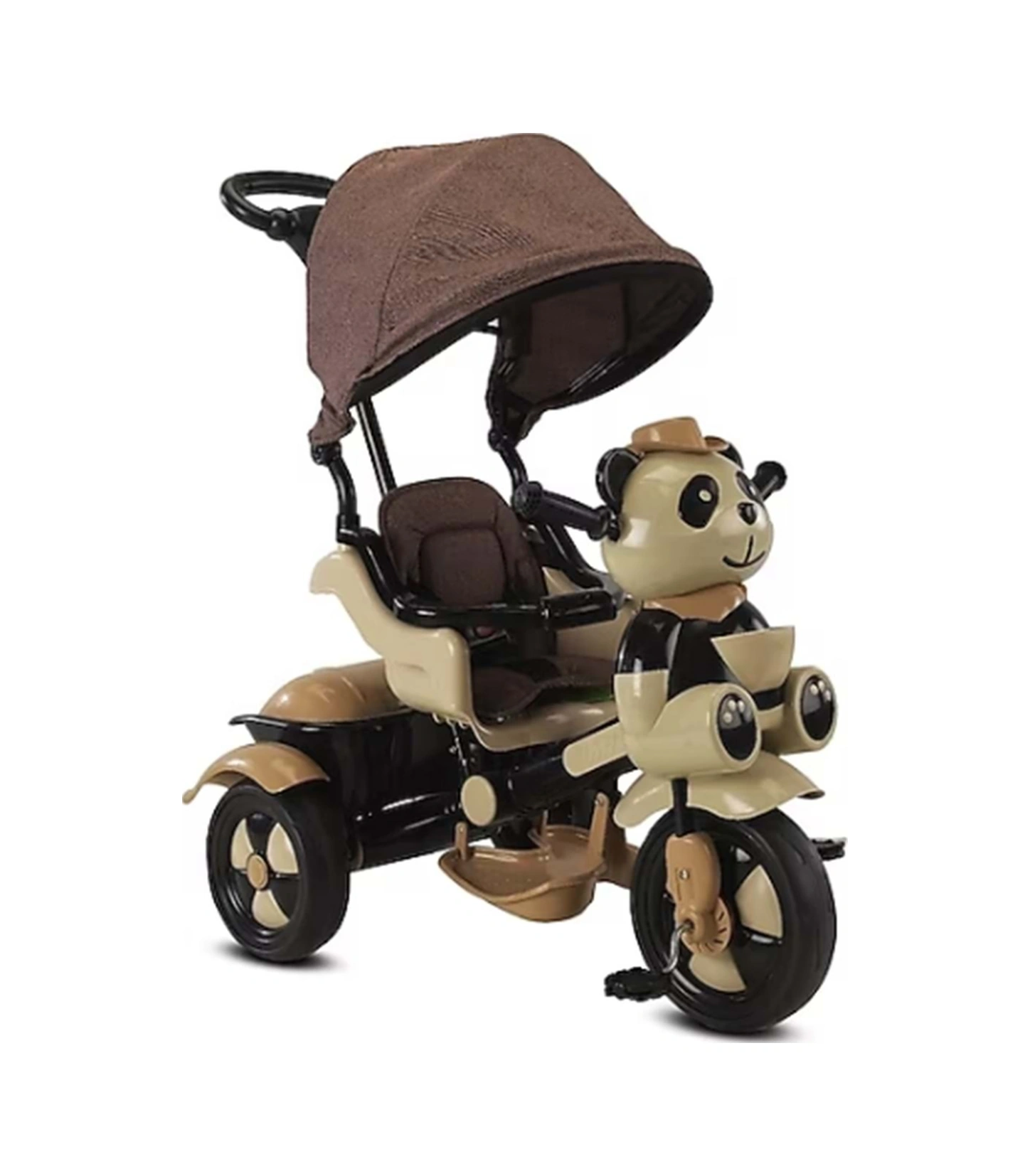 127a Lüx Lıttle Panda Üç Teker Tenteli İtmeli Bisiklet Kahve