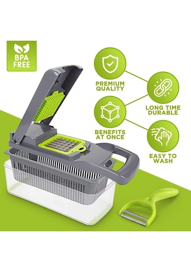 Ry-13'ü 1 Arada Sebze Doğrayıcı Profesyonel Mutfak Mandolini Sebze Rendesi Sebze Doğrayıcı Patates Dilimleyici Diğer