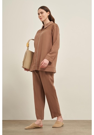 Ftz Kadın File Detay Takım Fındık 31047 Fındık Çok Renkli