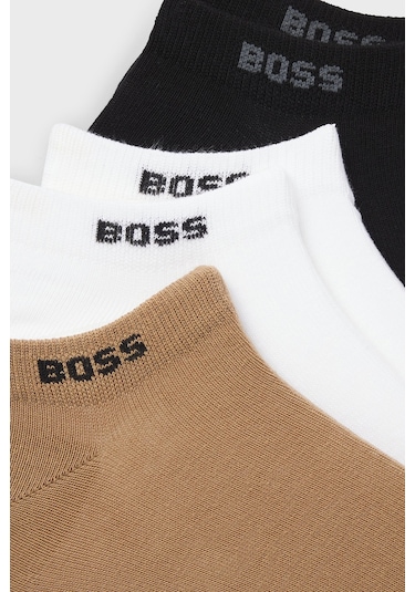 Boss Erkek Çorap 50493197 972 Siyah Beyaz Bej