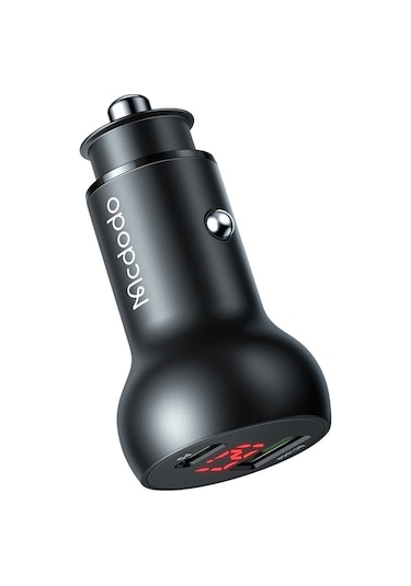 Cc-7030 45W 1Xtype-C 1Xusb Girişli Dijital Göstergeli Araç Şarj